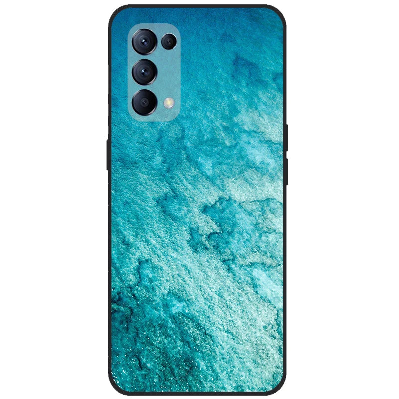 OPPO Reno 5 5G Case Reno5 4G Bumper Silicone TPU Soft Phone Cover For OPPO Reno 5 (overseas product) - Image 39