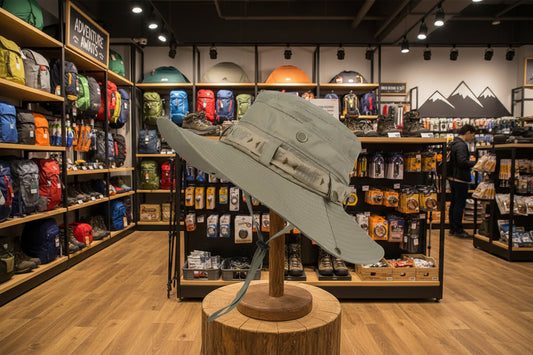 Summer Men Bucket Hat Outdoor UV Protection Wide Brim. (Overseas product) - Image 1