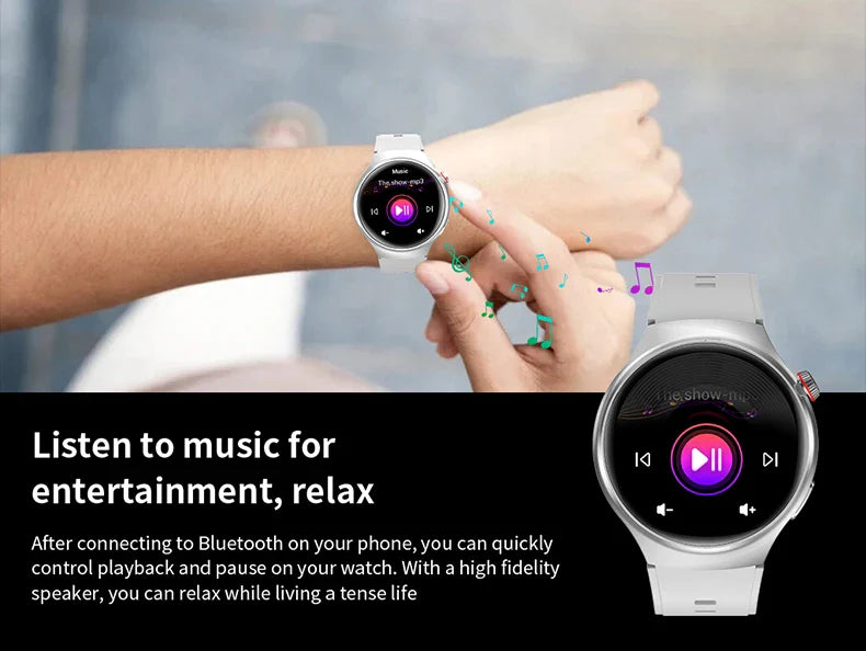 NNEOBA Health Tracker Smart Watch Silver-3