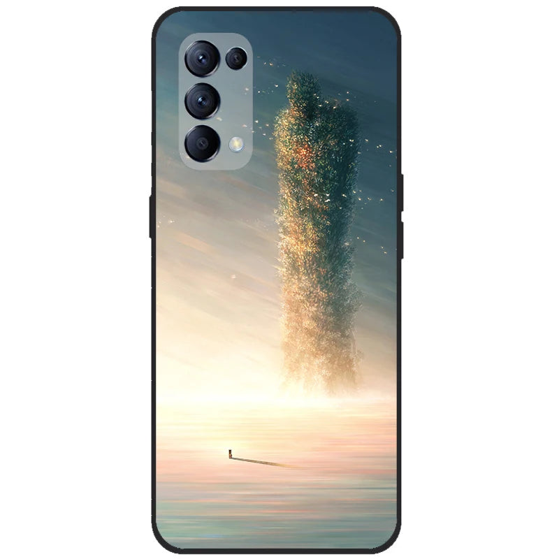 OPPO Reno 5 5G Case Reno5 4G Bumper Silicone TPU Soft Phone Cover For OPPO Reno 5 (overseas product) - Image 30
