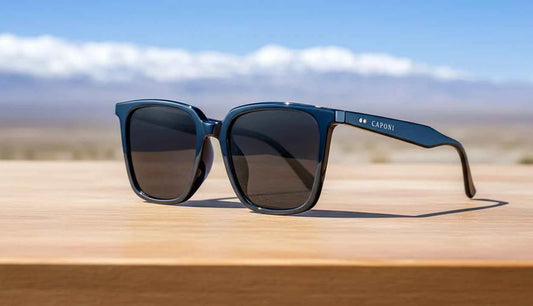 CAPONI Polarized Sunglasses for Men - TR-90 Frame UV400 Protection