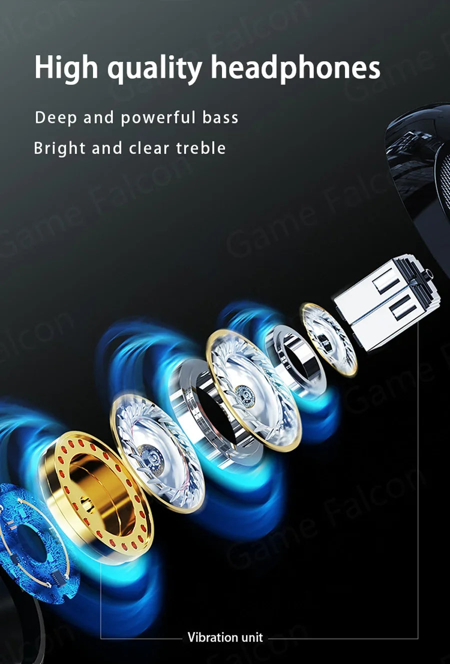 USB Type C Headphone HiFi Bass Stereo Volume Control Mic 3.5mm Wired Earbuds For Galaxy S24 S23 S22 S21 Ultra iPhone 15 Pro M