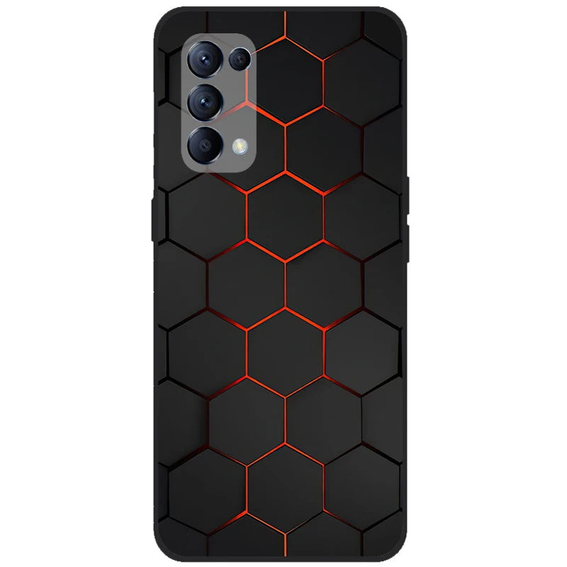 OPPO Reno 5 5G Case Reno5 4G Bumper Silicone TPU Soft Phone Cover For OPPO Reno 5 (overseas product) - Image 7