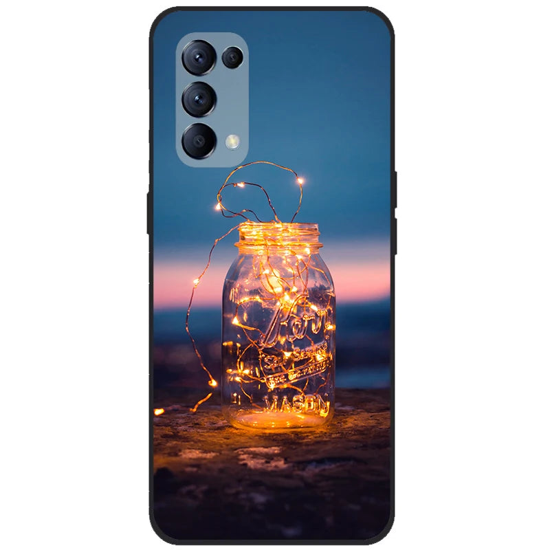 OPPO Reno 5 5G Case Reno5 4G Bumper Silicone TPU Soft Phone Cover For OPPO Reno 5 (overseas product) - Image 43