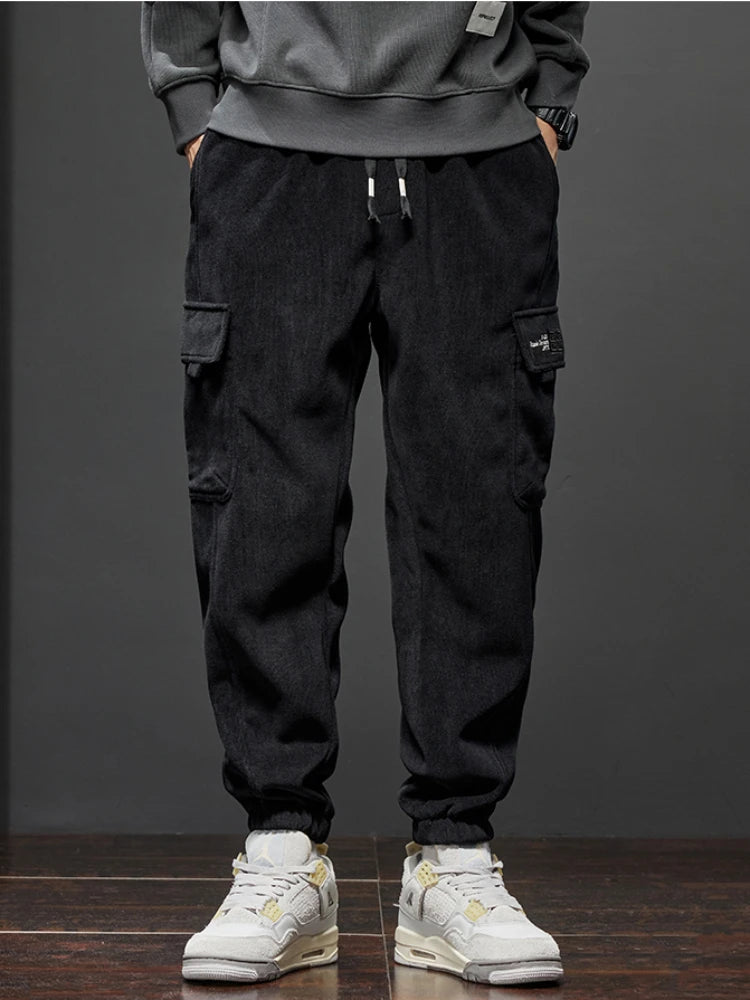 Spring Autumn New Style Elastic Waist Casual Pants - Matt's random items Men's Fashion (Image 4)