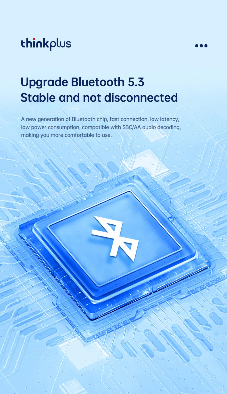 Original Lenovo XT80 Sports Wireless Earphones with Mics, LED Power Display,Hifi Stereo Sound Bluetooth 5.3 TWS HeadphHeadpho