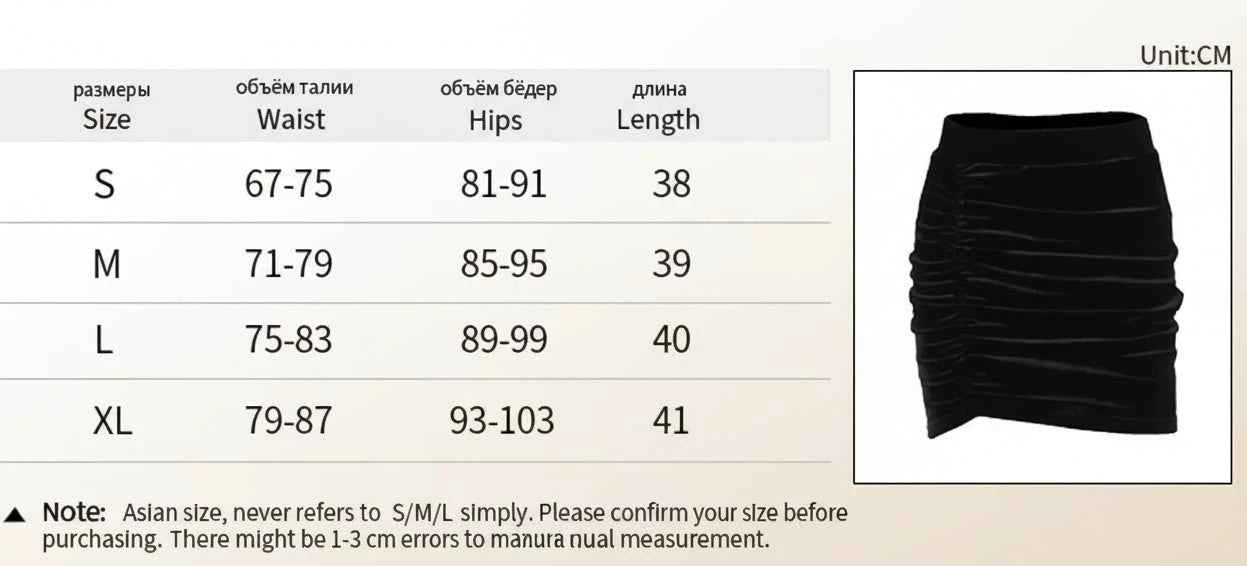 Velvet High Waist Mini Skirt - Luxe Bodycon Party Skirt