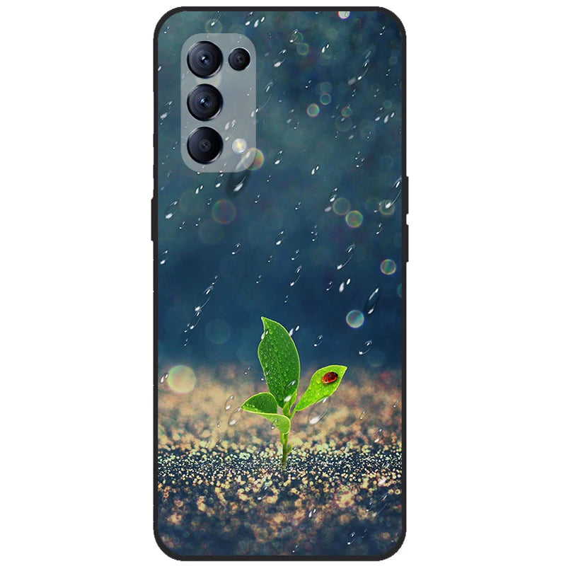OPPO Reno 5 5G Case Reno5 4G Bumper Silicone TPU Soft Phone Cover For OPPO Reno 5 (overseas product) - Image 35