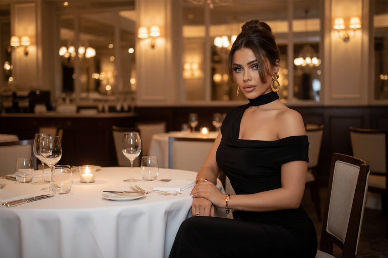 Incline Shoulder Dress - Matt's random items Dresses (Image 1)