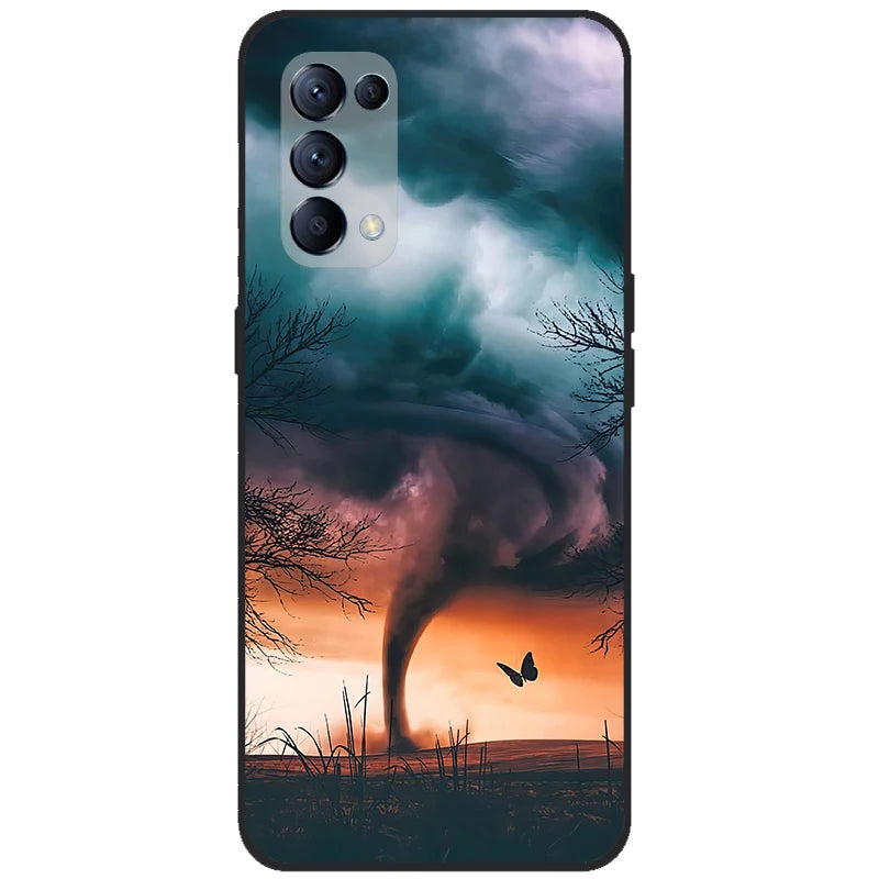 OPPO Reno 5 5G Case Reno5 4G Bumper Silicone TPU Soft Phone Cover For OPPO Reno 5 (overseas product) - Image 37