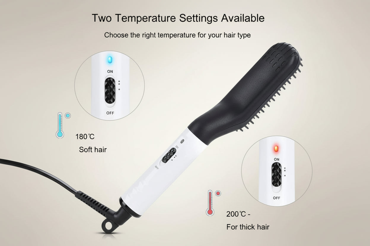 Professional Hair Straightener Multifunctional Quick Heated Men Beard (overseas product) - Image 3