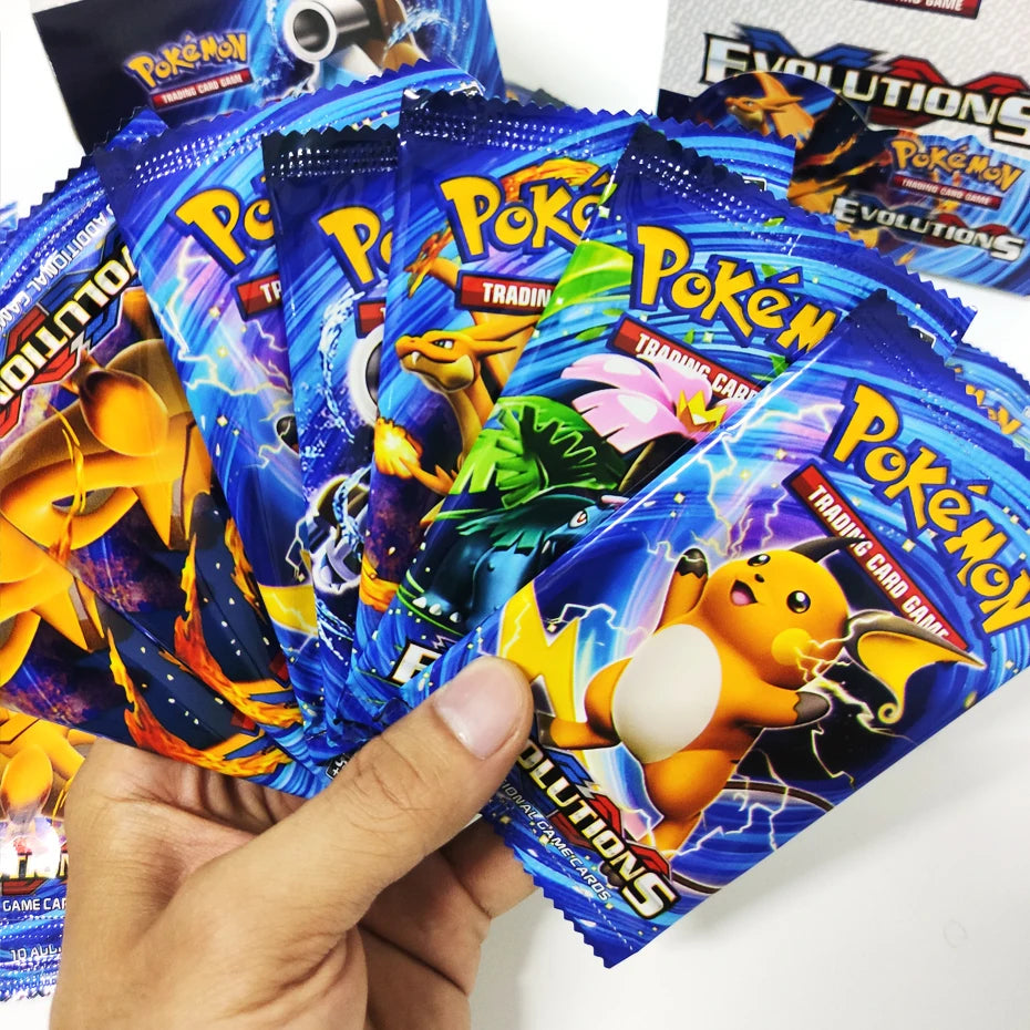 Newest 324Pcs Pokemon Cards Sun & Moon XY Evolutions Pokemon Booster Box Collectible Tradiner Card Game toy for children - Im