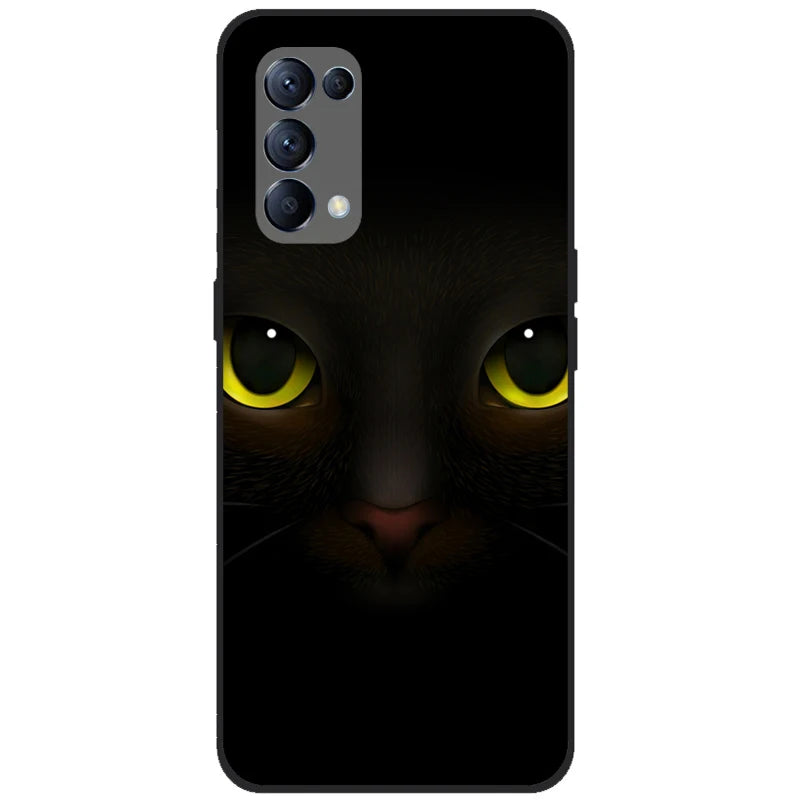 OPPO Reno 5 5G Case Reno5 4G Bumper Silicone TPU Soft Phone Cover For OPPO Reno 5 (overseas product) - Image 17