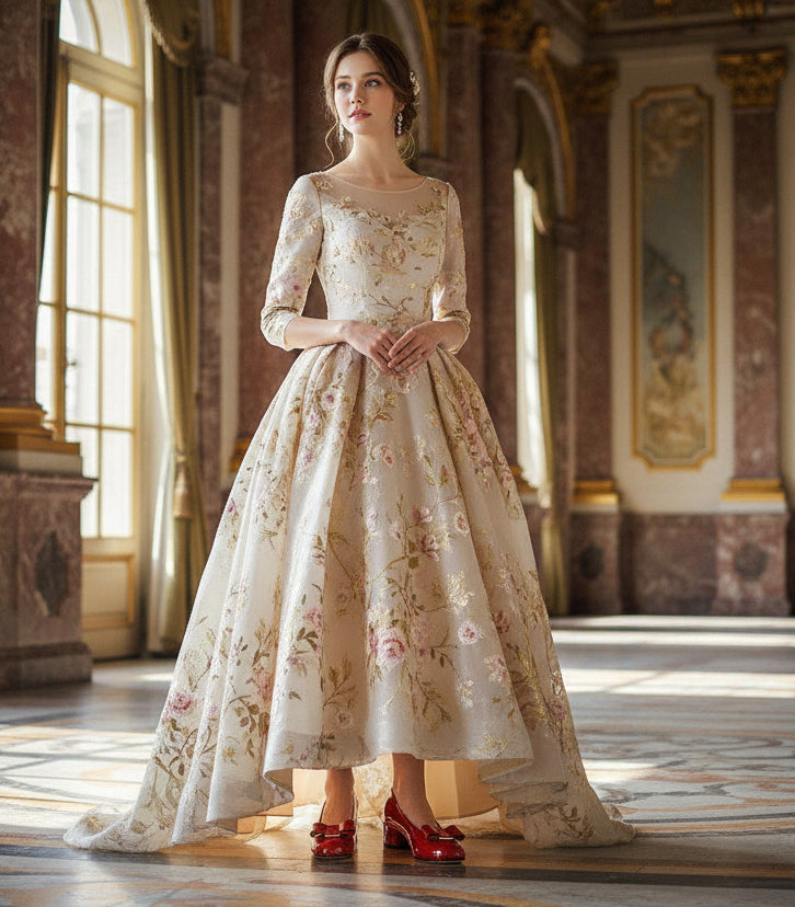 Handmade Genuine Leather Mary Jane Ballet Flats - Round Toe Loafers - Image 2