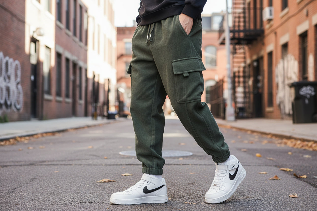 Spring Autumn New Style Elastic Waist Casual Pants - Matt's random items Men's Fashion (Image 2)