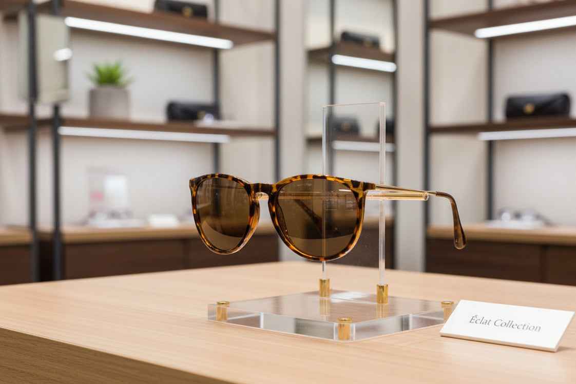 Leopard Print Polarized Sunglasses - UV400 Protection