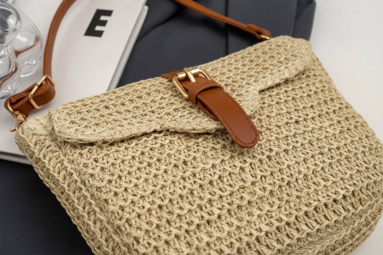 Clean Tote Bag - Weave Detail