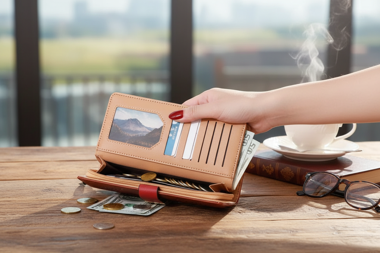 Clean Wallet - Lifestyle Shot