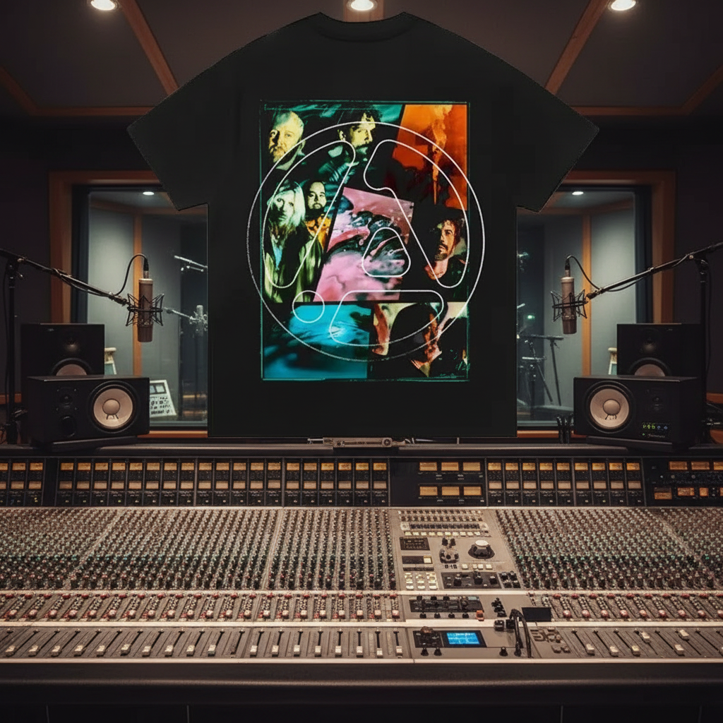 Front view - Recording studio setting