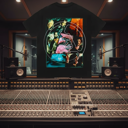 Front view - Recording studio setting