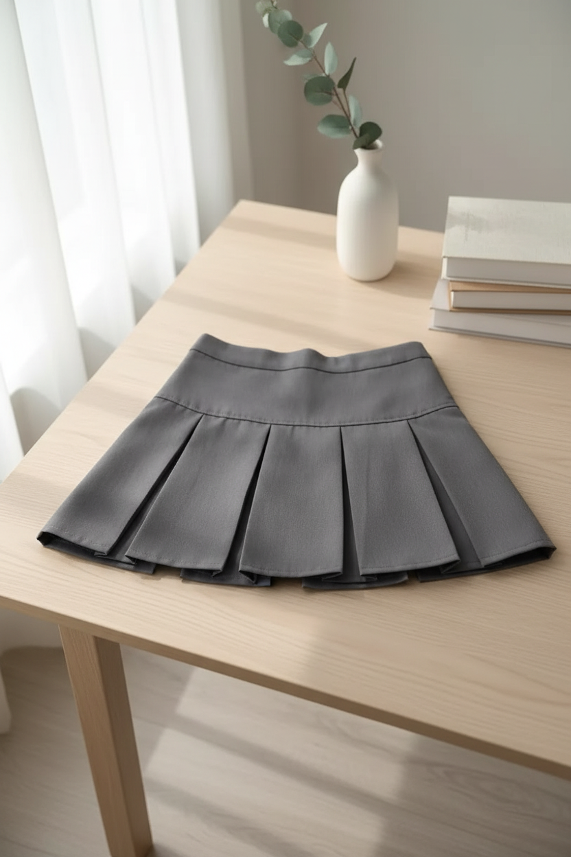 Grey High-waisted Mini Dress - Matt's random items Dresses (Image 3)