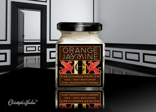 ORANGE + JASMINE. ANTI ÂGE FACE + BODY TREATMENT CRÈME - CHRISTOPHER HANLON® Body, Face + Hand Crème (Image 1)
